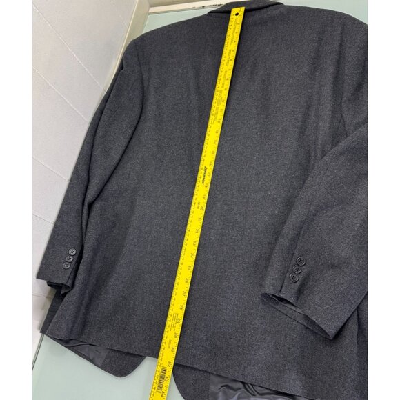 Brooks Brothers 346 Sport Coat Jacket Blazer 50R Three Button Gray 100% Wool - Picture 8 of 9